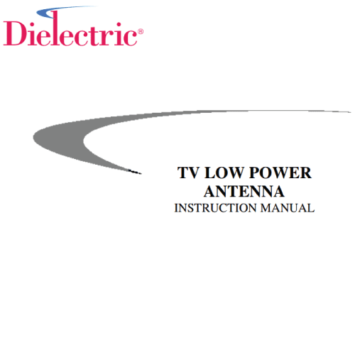 TV Low Power Antenna