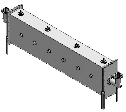 Standard 10kW, H-VHF DTV Bandpass Filter Non Critical, Interdigital Filter