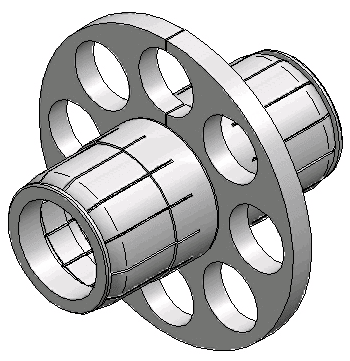 6 1/8″ 75 Ohms Connector Anchor Insulator