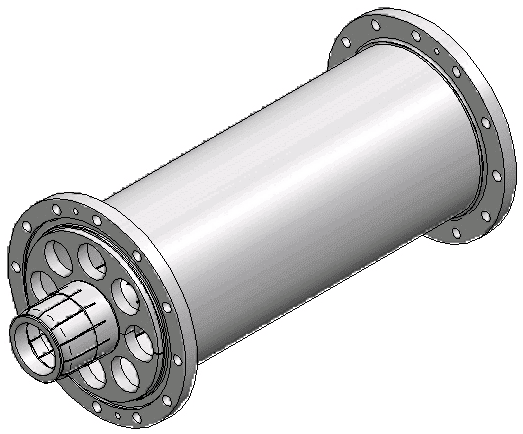 6 1/8″ 50 Ohms Straight Sections Fixed Flange