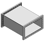 Straight Flanged Waveguide