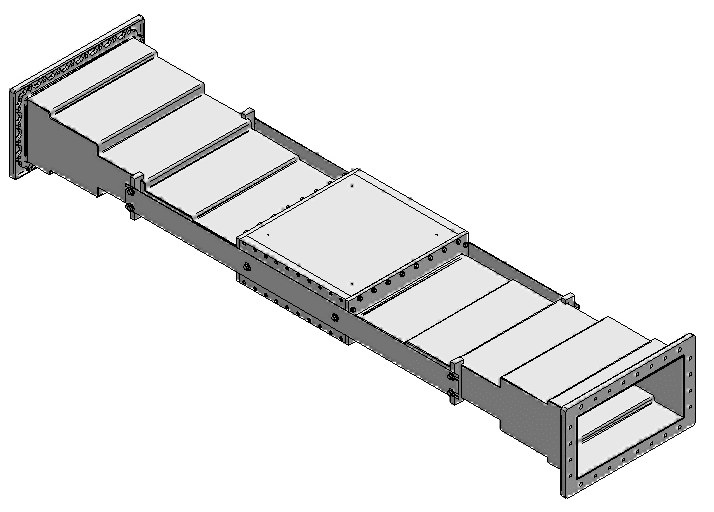 Standard 75 kW “Waffle” UHF Harmonic Filter