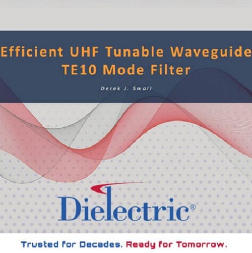 Efficient UHF Tunable Waveguide Filter