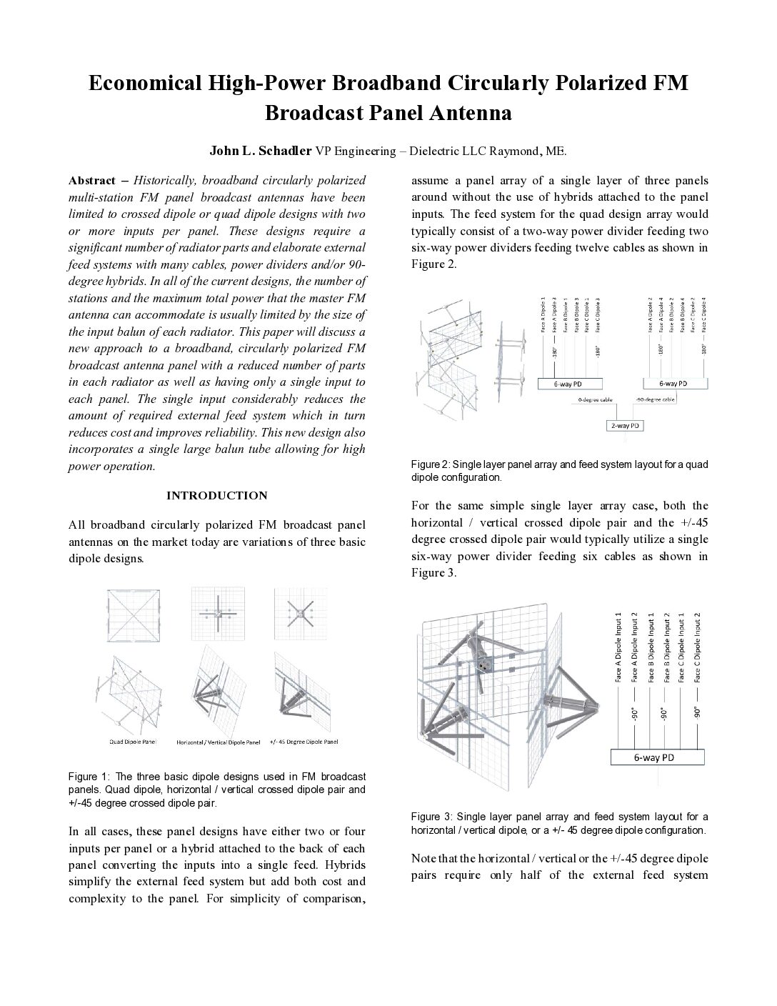 Economical High-Power DCPJ FM Broadcast Antenna